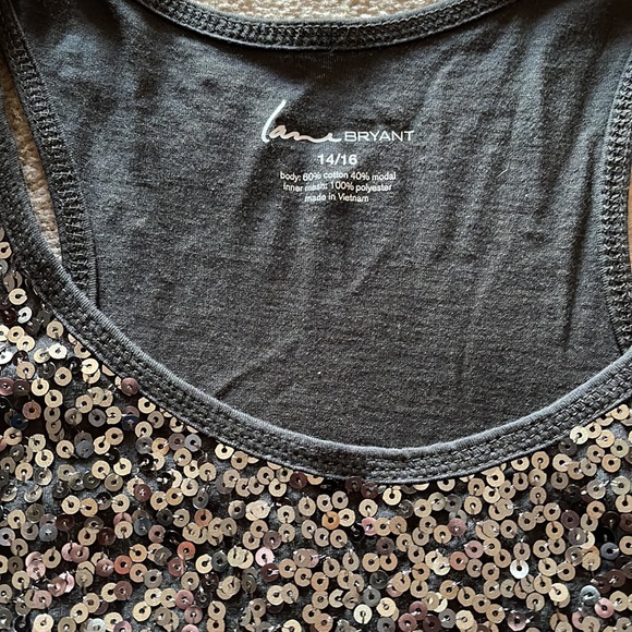 Lane Bryant sequence tank top - Picture 3 of 5